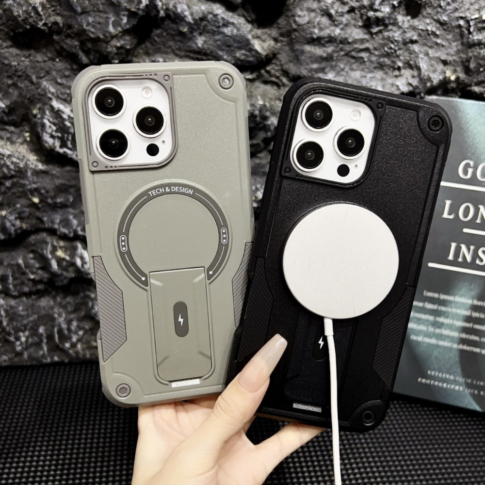 Taco Stand Holder - Luxury Magnetic Built-in Stand Phone Case