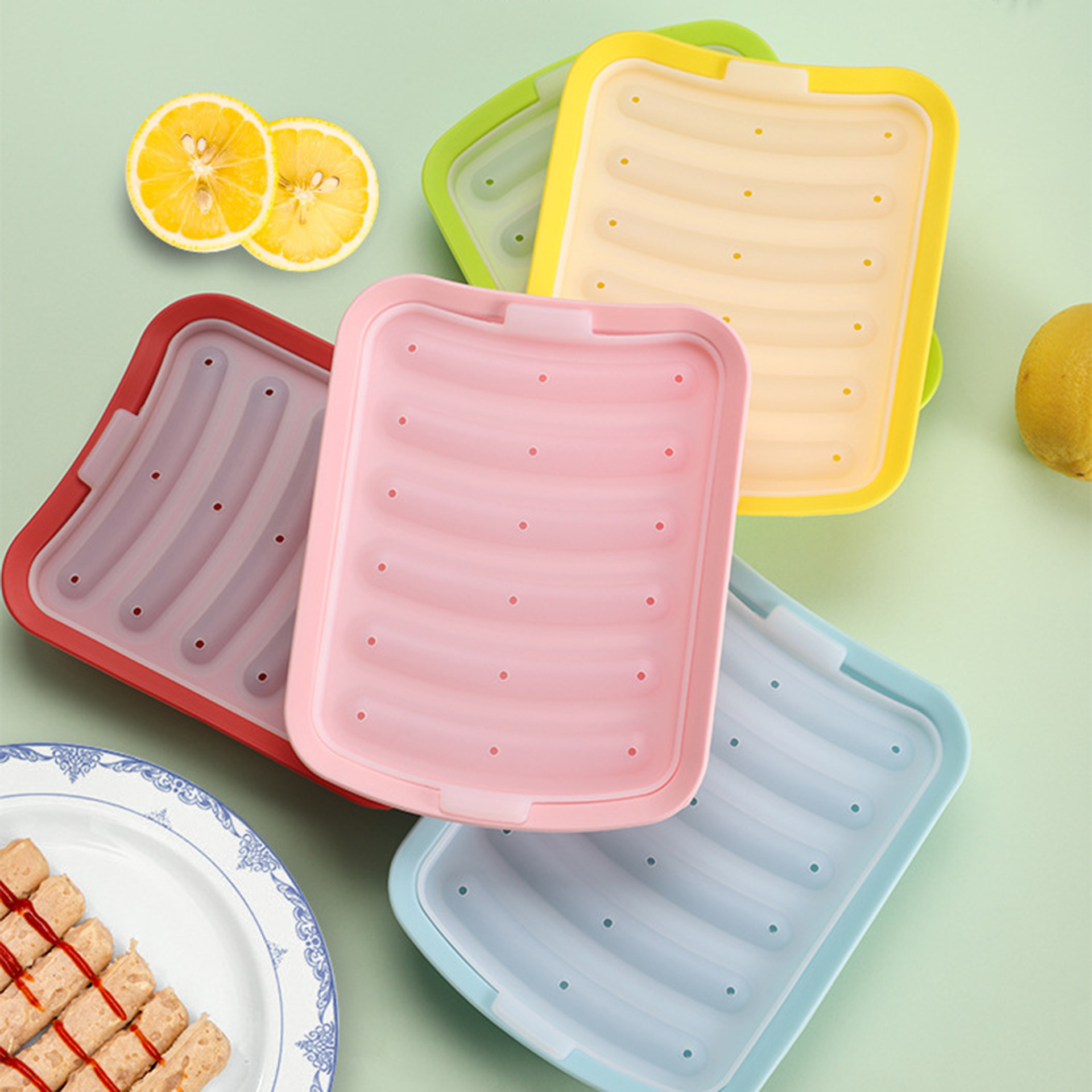 Sausage Maker Mould 6 Grids Si - Hot Dog Press 评论和价格