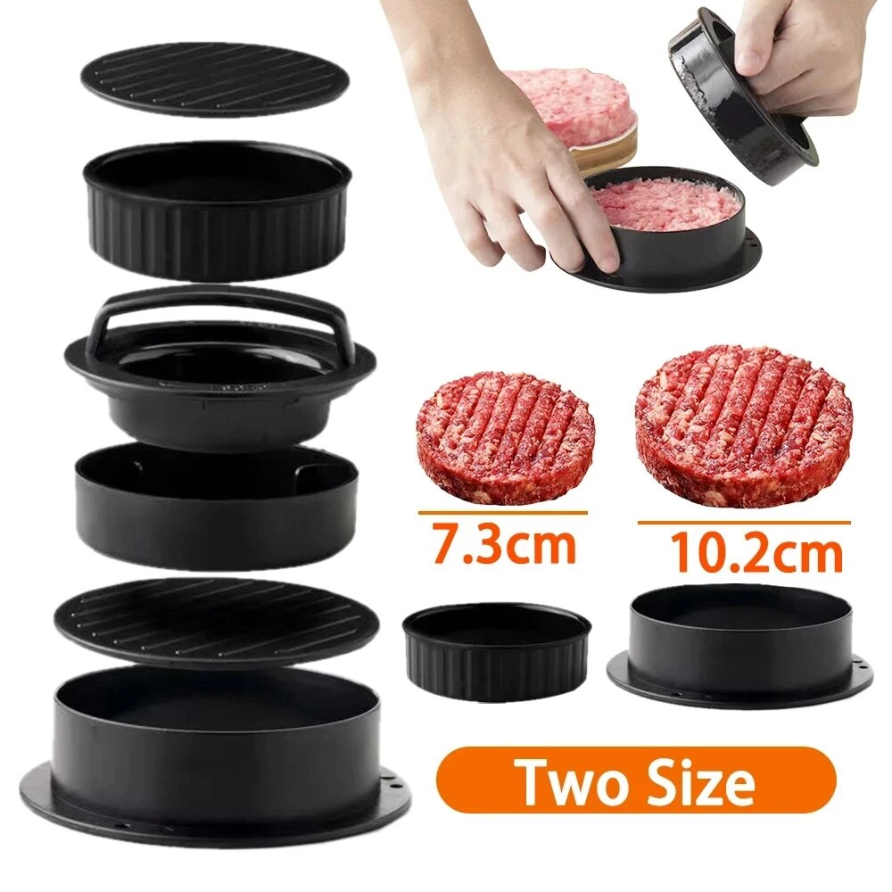 Round Hamburger Burger Press B - Hot Dog Press 评论和价格