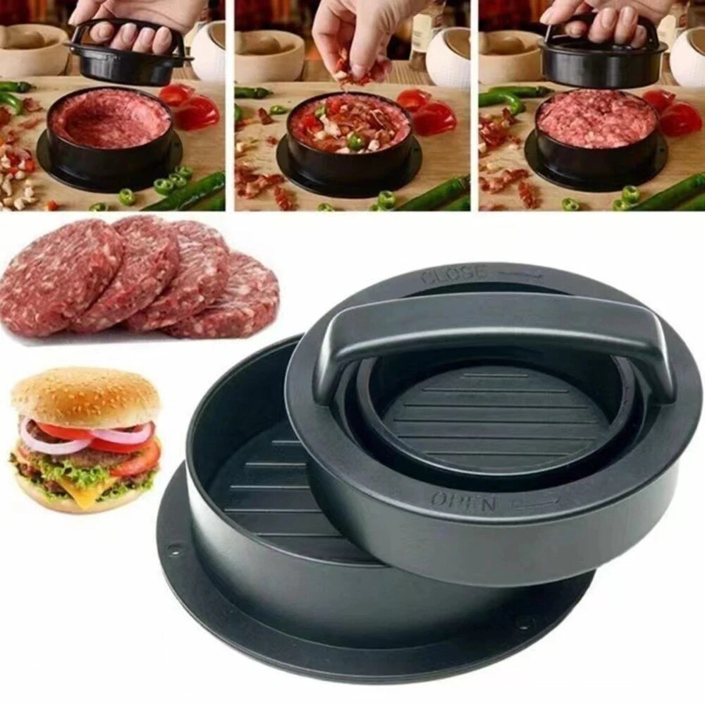 Round Hamburger Burger Press B - Hot Dog Press 评论和价格