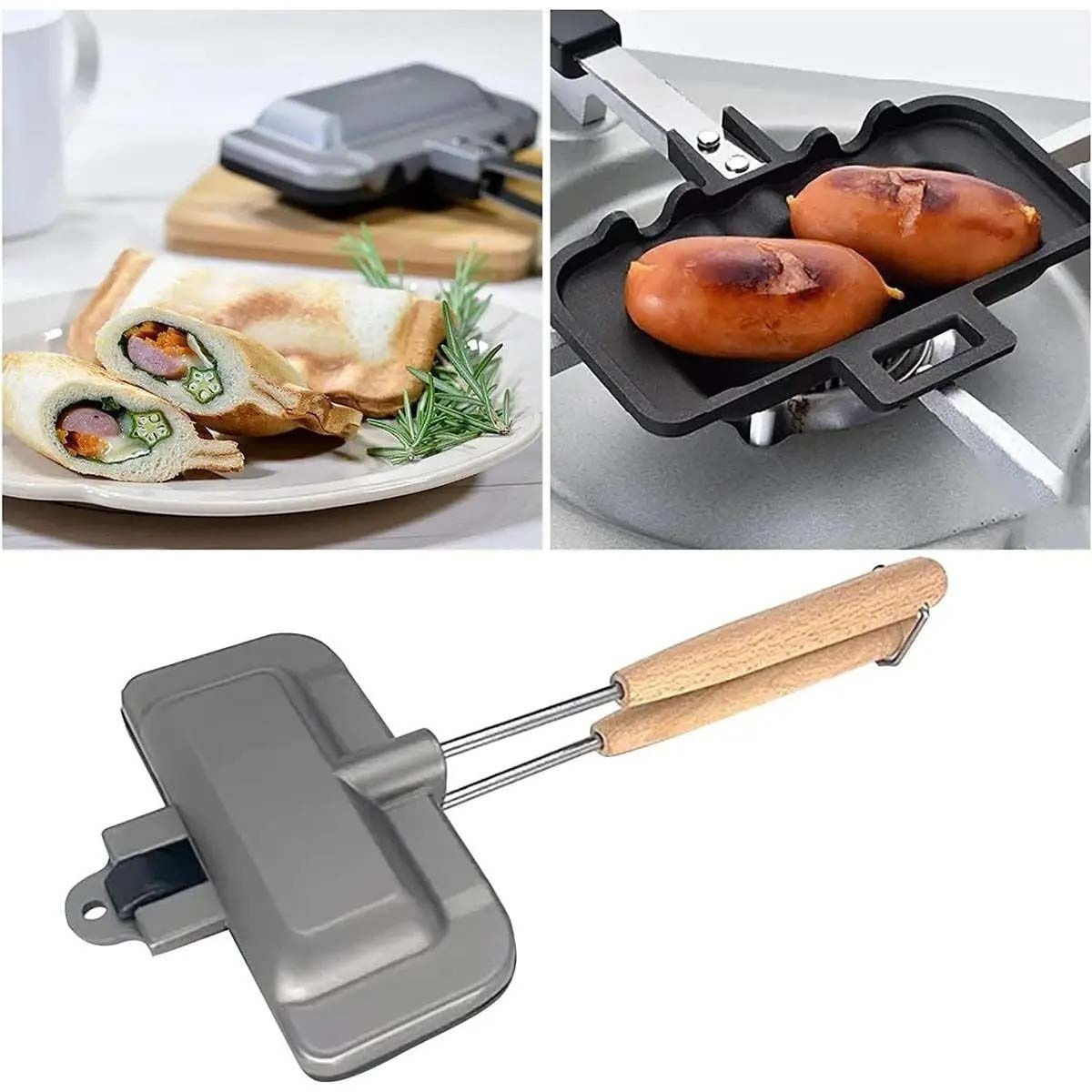 Breakfast Sandwich Maker, 4w1h - Hot Dog Press 评论和价格