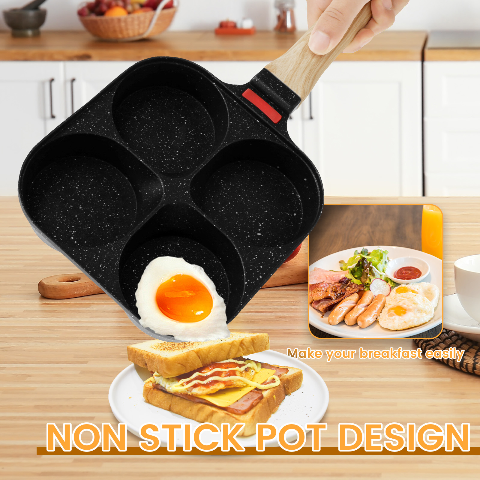 Egg Frying Pan Nonstick Pancak - Egg Waffle Pan 评论和价格