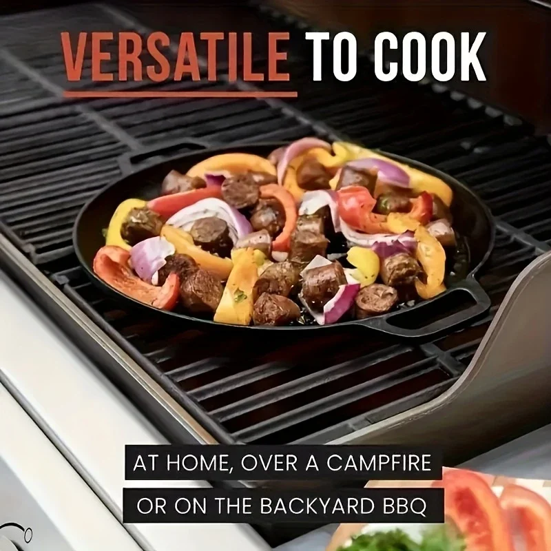 2026 New Cast Iron Frying Non- - Mini Pancake Griddle 评论和价格