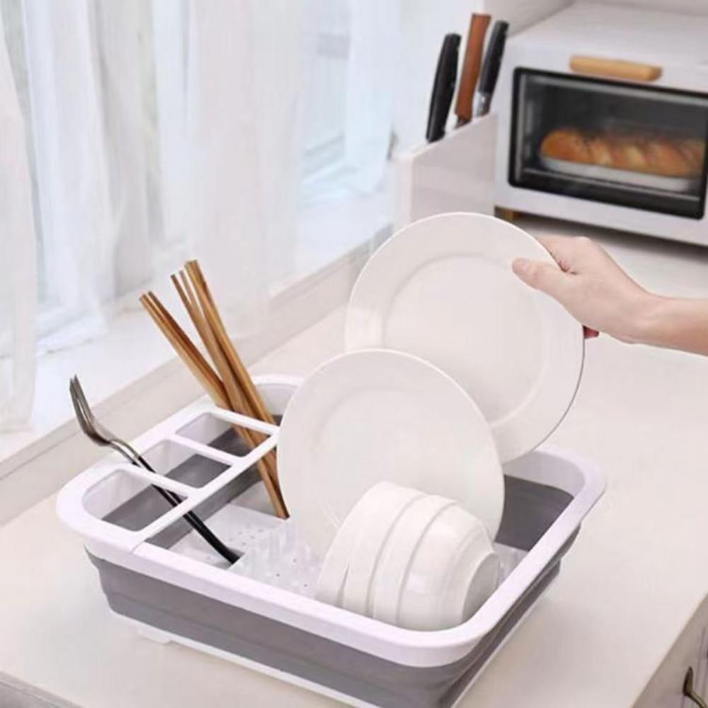 Foldable Dish Drying Rack with - Dim Sum Basket 评论和价格