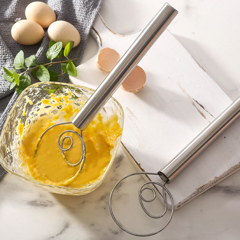 Danish Dough Whisk - Stainless - Danish Pancake Pan 评论和价格