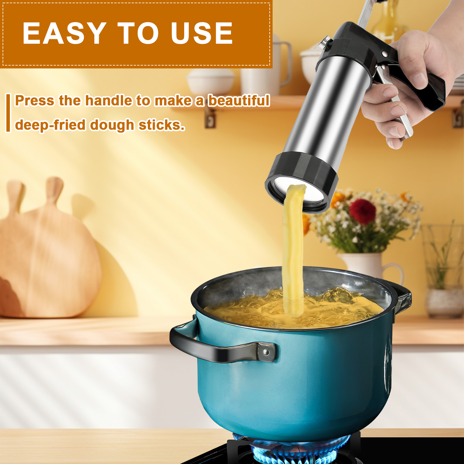 Churro Maker Machine Cookie Pr - Churros Maker Gun 评论和价格
