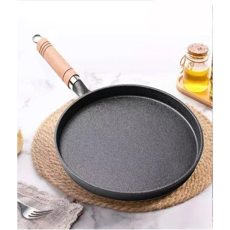2026 Thick cast iron flat bott - Danish Pancake Pan 评论和价格