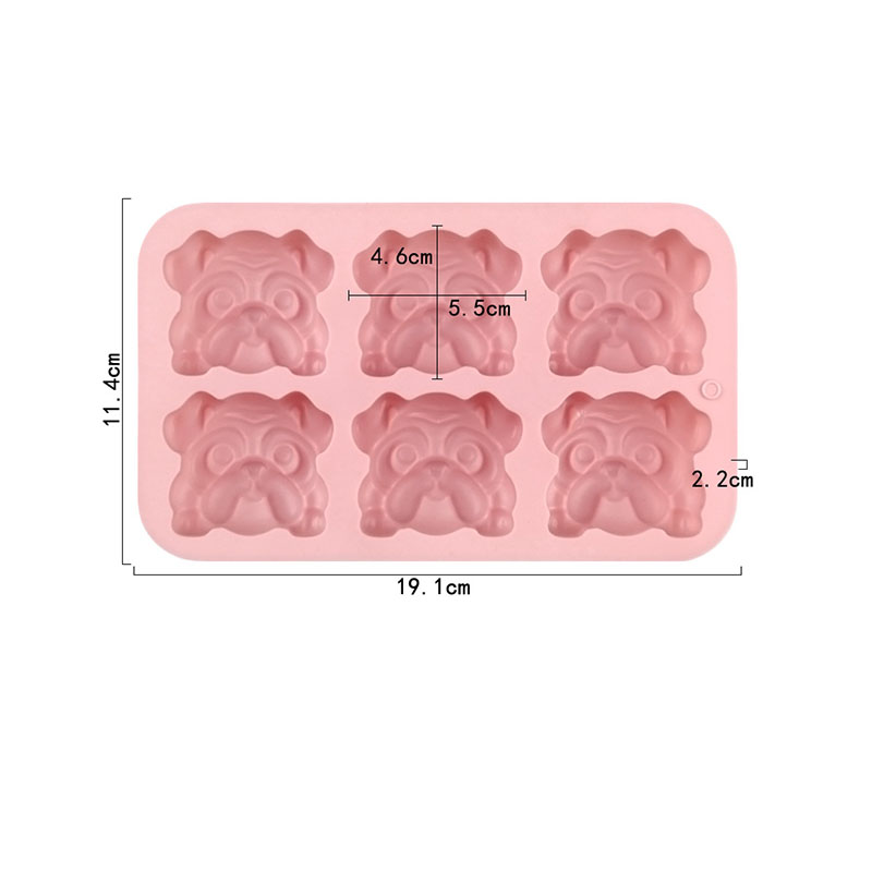 Bulldog Chocolate Silicone Mol - Bunny Cake Mold 评论和价格