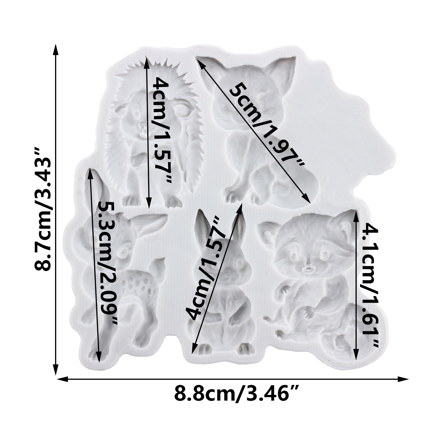 Animal Themed Silicone Molds F - Bunny Cake Mold 评论和价格
