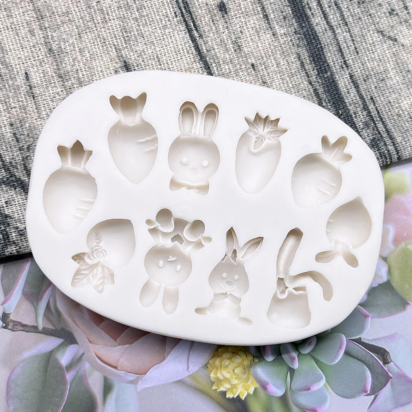 Easter Bunny Rabbit Radish Sil - Bunny Cake Mold 评论和价格