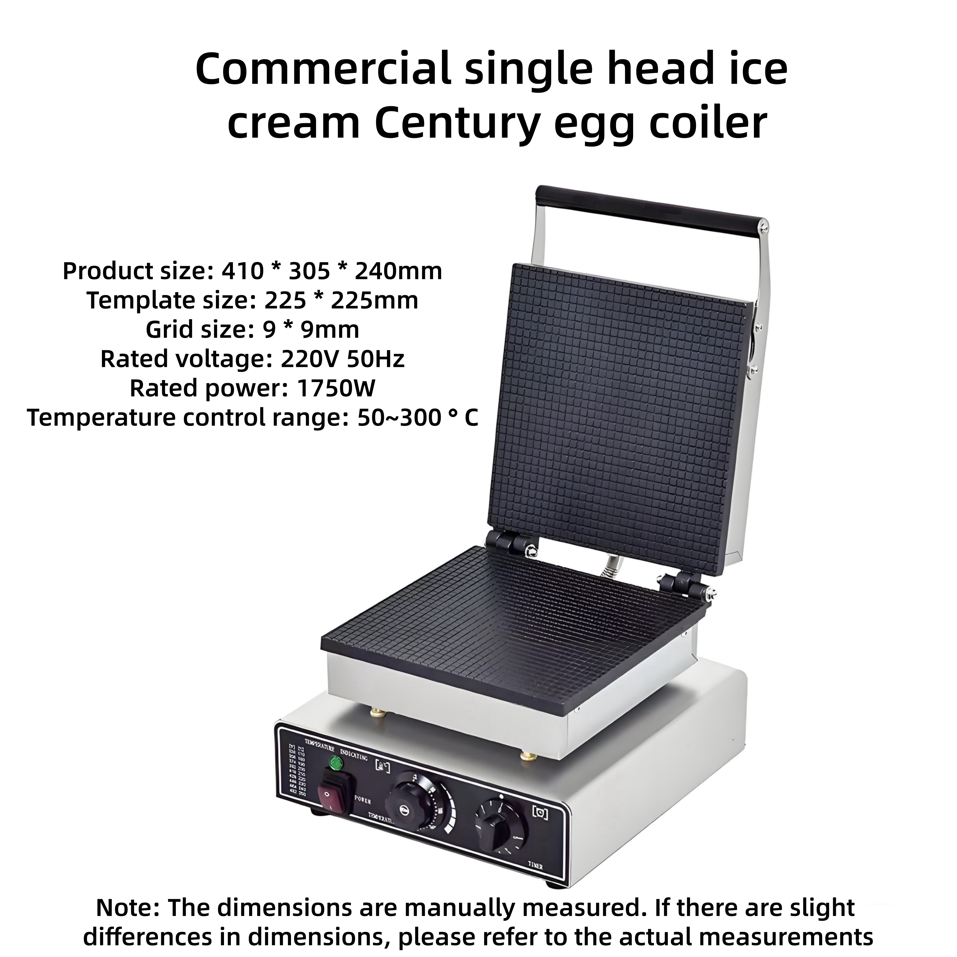 Food tools Commercial New 220V - Waffle Cone Maker 评论和价格