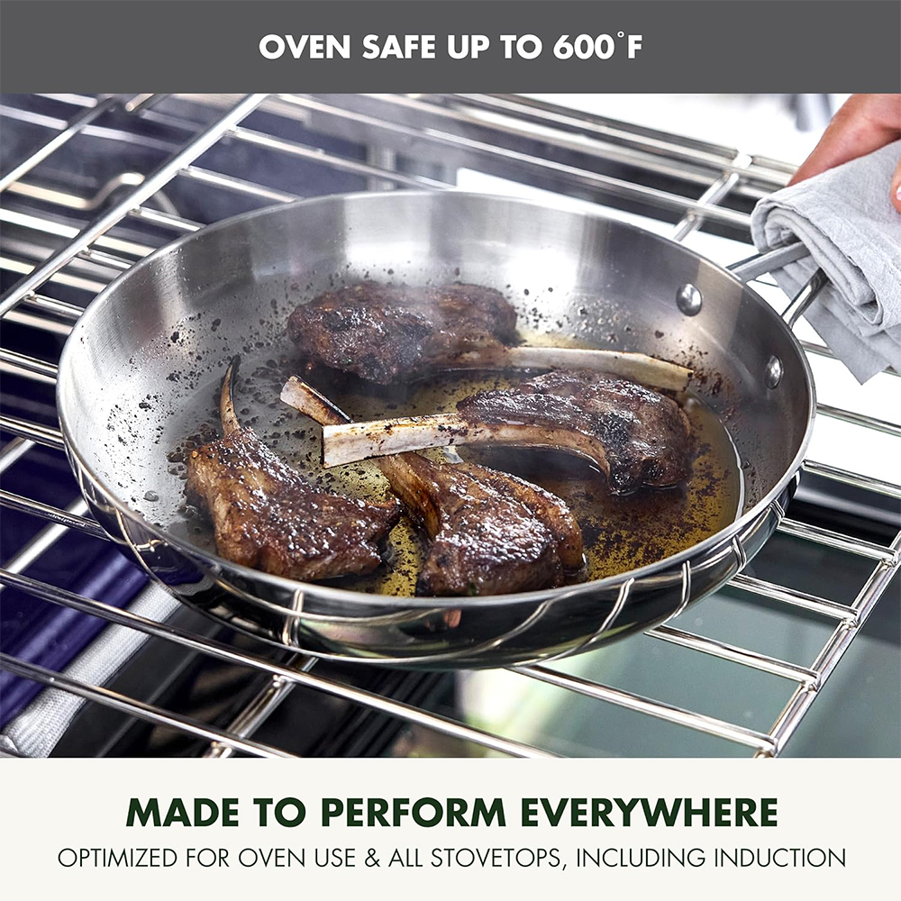 LMETJMA 304 Stainless Steel Fr - Egg Waffle Pan 评论和价格
