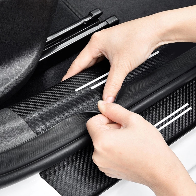 Car Door Sills Scuff Plate Thr - Crepe Pan Carbon 评论和价格