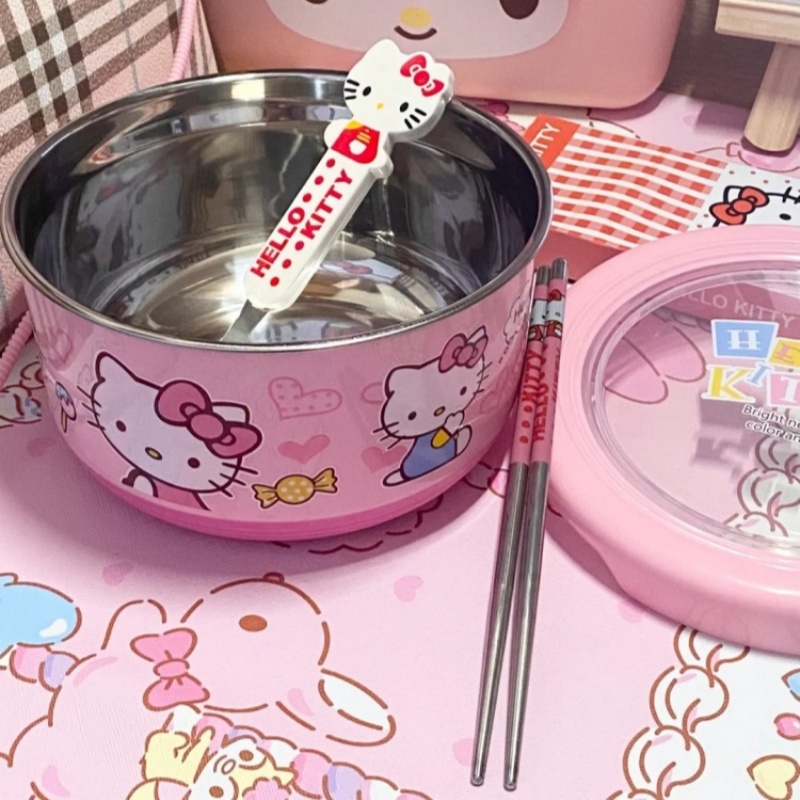 Cute Hello Kitty Stainless Ste - Dim Sum Basket 评论和价格