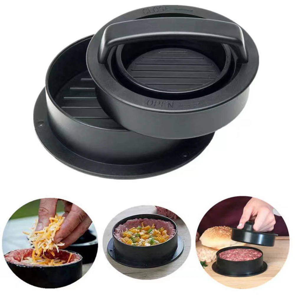Round Hamburger Burger Press B - Hot Dog Press 评论和价格