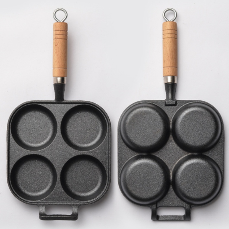 JUSTINLAU 2/4-Hole Omelette Po - Egg Waffle Pan 评论和价格