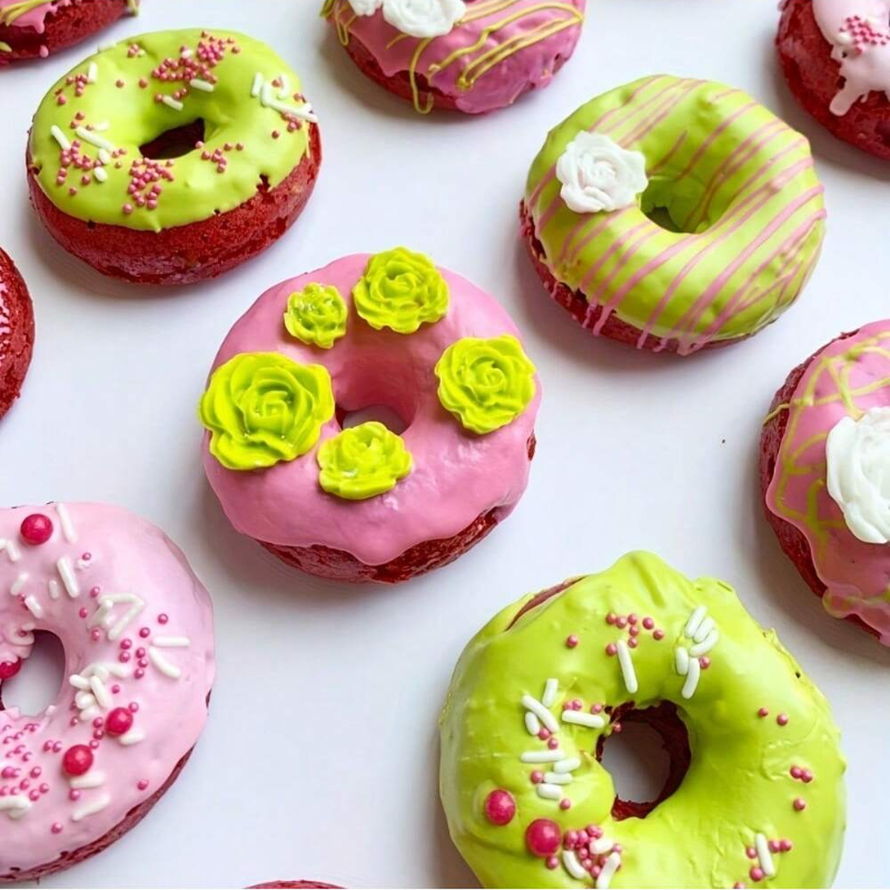 1PC 4 Holes Donut Silicone Mol - Donut Mold Silicone 评论和价格
