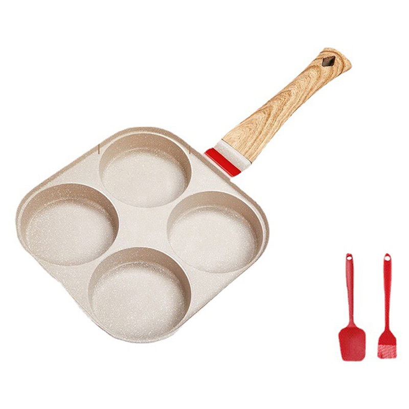 Four Hole Frying Pan With Lid  - Mini Pancake Griddle 评论和价格