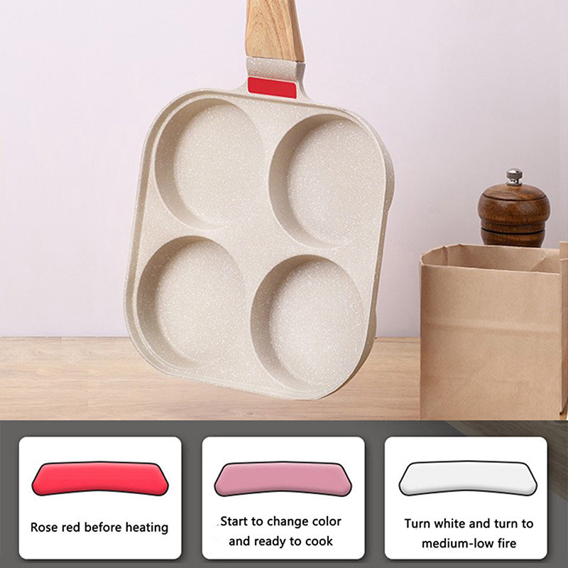 Four Hole Frying Pan With Lid  - Mini Pancake Griddle 评论和价格