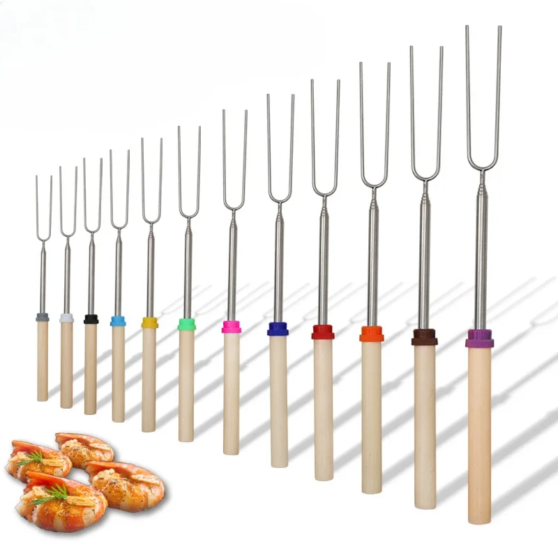 12pcs Telescoping Barbecue For - Hot Dog Press 评论和价格